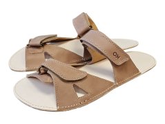 UNI kožené barefoot nazouváky LOS hnědá