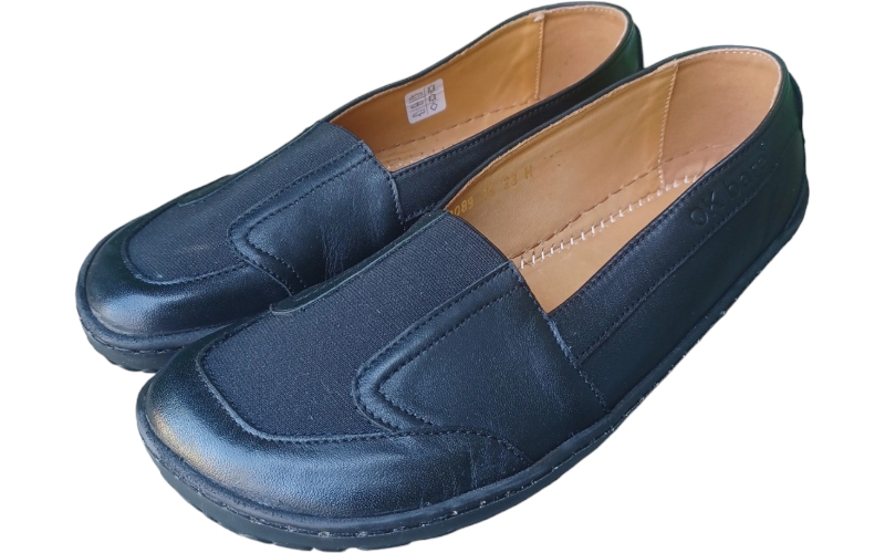 dámské celočerné barefoot baleríny
