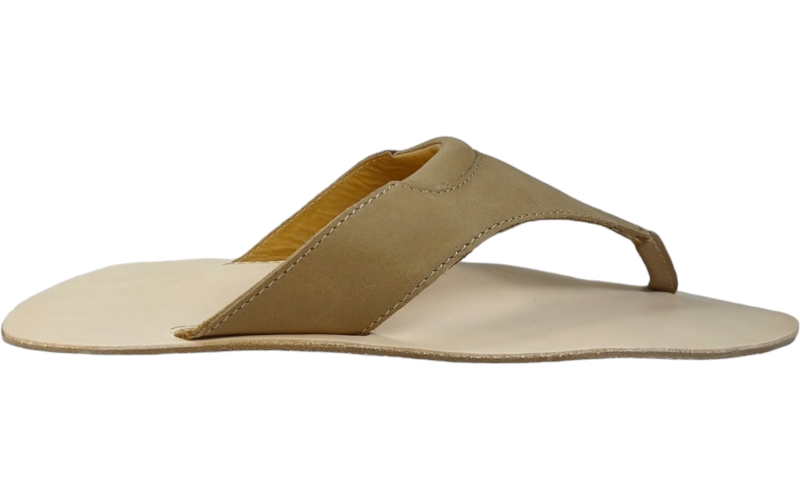 Dámské minimalistické barefoot žabky TILOS/X hnědá