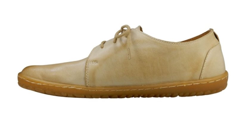 Dámská barefoot kožená obuv CARMEN krémová