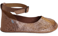 bronzové barefoot baleríny