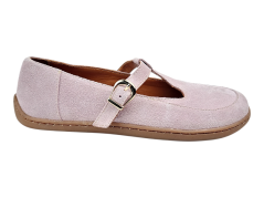 Dámské barefoot baleríny z velurové kůže – LOWA pink