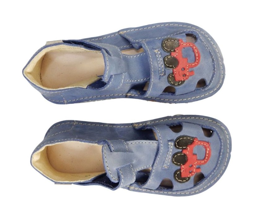 páskové barefoot boty pro děti