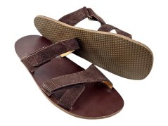 Dámské minimalistické barefoot  nazouváky  KOR/X hnědá