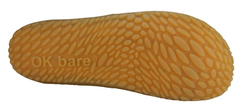 Dámské kotníčkové barefoot boty se zipem ANDROS krémová