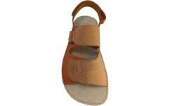 Kožené dámské barefoot  sandály JELI/I oranžová
