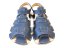 Dětské kožené barefoot sandálky Palm/I modrá