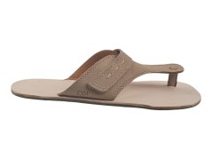 Barefoot dámské kožené žabky FIN/X žabky hnědá