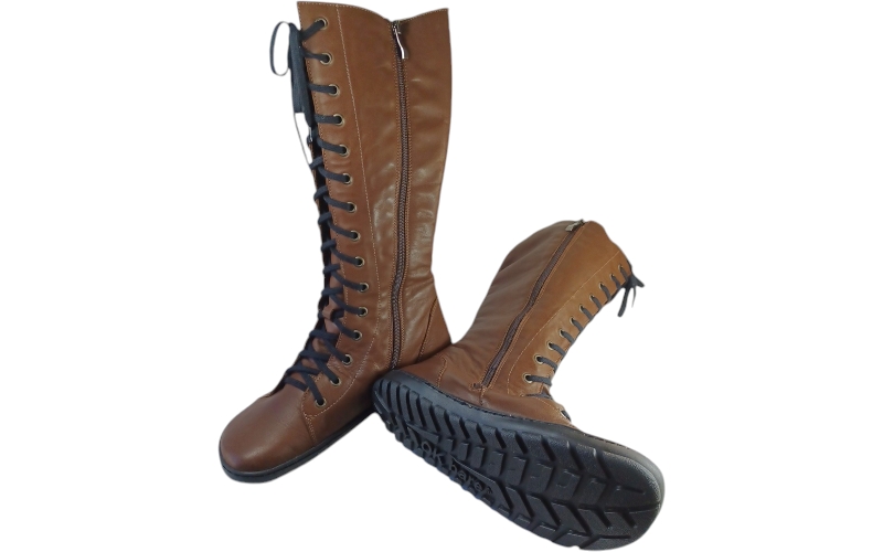 Zdravá chůze v dámských barefoot kozačkách