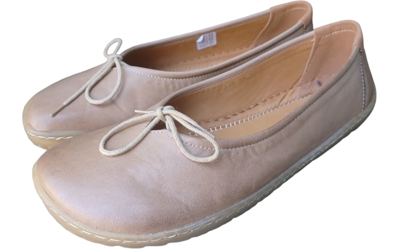 béžové barefoot baleríny
