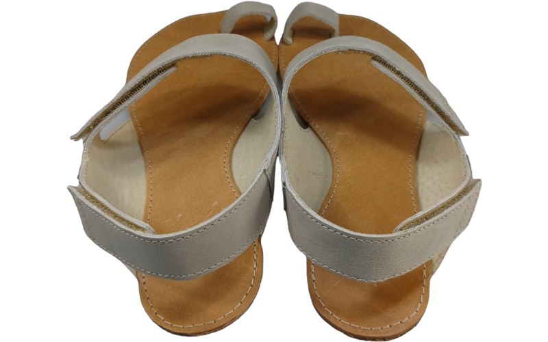 světlé letní barefoot boty