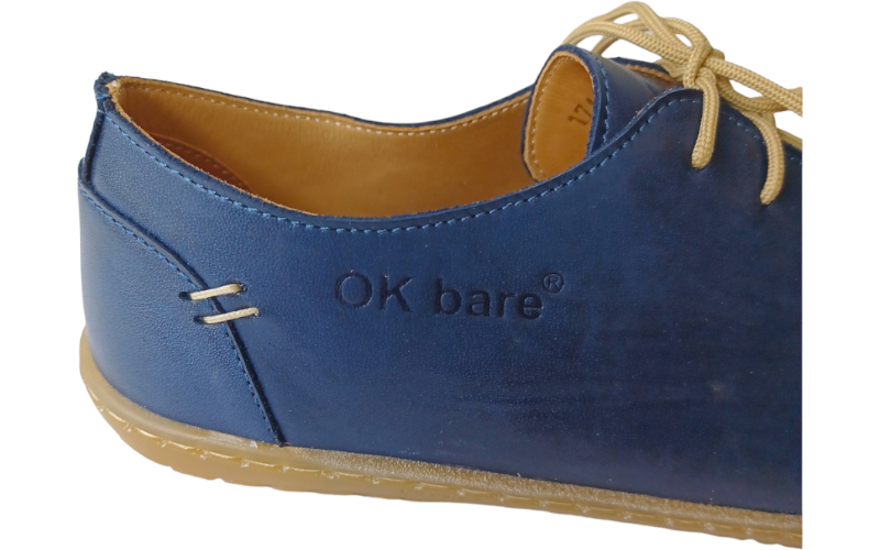 Dámská barefoot kožená obuv CARMEN modrá