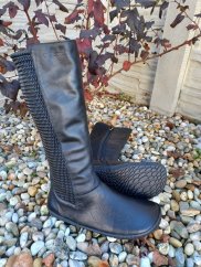 Módní a stylové barefoot dámské kozačky