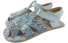 bílé barefoot snadálky