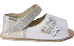 světlé barefoot sandály s motýlkem světlé barefoot sandály s motýlkem