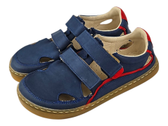 Dětské otevřené barefoot tenisky LINDEN modrá
