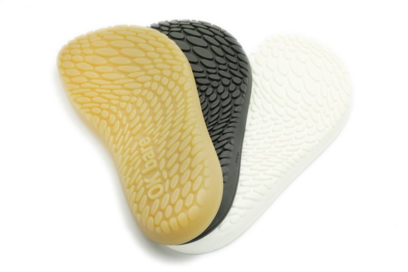 Pánské kožené barefoot prošívané tenisky IRIS/M bílá