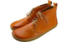 Dámské kotníčkové barefoot boty na šněrování ELIS oranžová