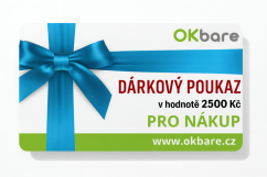 Dárkový diamantový poukaz OKbare – hodnota 2500