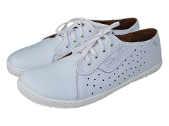 bílé kožené barefoot tenisky