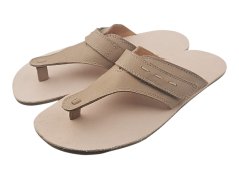 Barefoot dámské kožené žabky FIN/X žabky hnědá
