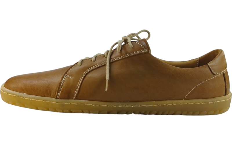 Dámské kožené barefoot tenisky ESTER hnědá