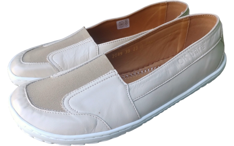 krémové barefoot baleríny