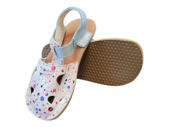 Dětské kožené barefoot  sandálky ITHAKA/I barevná