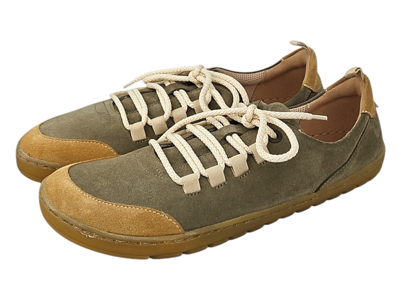 dámské khaki barefoot tenisky