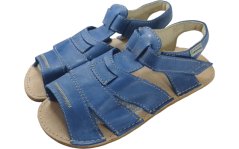 modré barefoot sandálky