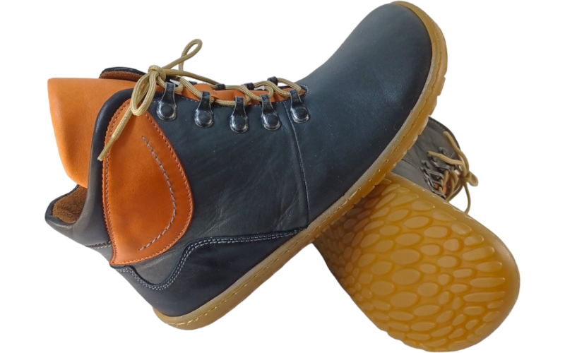 Pohodlné barefoot dámské zateplené boty