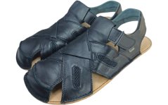černé barefoot sandály