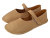 Dámské barefoot kožené  baleríny CHICORY hnědá