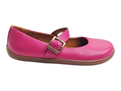 Kožené dámské barefoot baleríny GENY  růžová