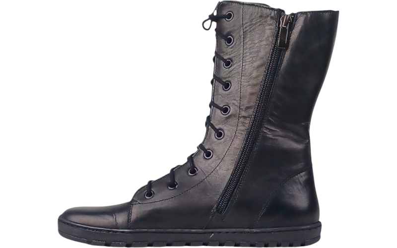 Stylové dámské barefoot kozačky na zip