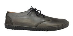 šedé kožené barefoot boty