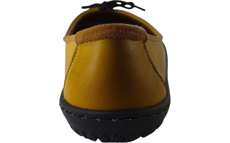 Dámské minimalistické barefoot baleríny PEACH žlutá