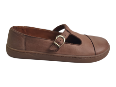 Dámské kožené barefoot TEXAS  boty hnědá