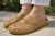Kožené dámské barefoot nazouváky AMY nature hnědá