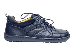 Celokožené dámské barefoot boty pohorkového typu  MAIN– černé