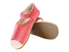 červené barefoot papučky