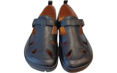 Kožené barefoot dámské boty TULA černá