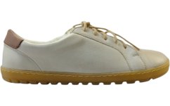 Kožené hřejivé barefoot tenisky ESTER/Z/N krémová
