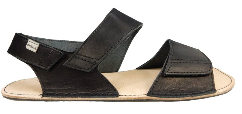 barefoot sandály v černé barvě