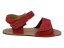 Dětské kožené barefoot sandály MIRRISA/I červená