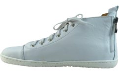 Dámské kotníčkové barefoot boty se zipem ANDROS bílá