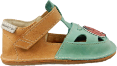 dětské kožené barefoot sandálky s beruškou dětské kožené barefoot sandálky s beruškou