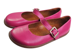 Kožené dámské barefoot baleríny GENY  růžová