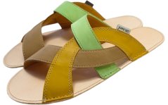 Dámské kožené barefoot nazouváky WHITNEY barevná