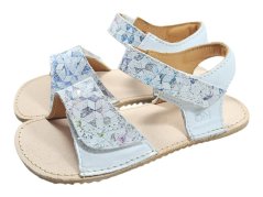 Dětské kožené barefoot sandály MIRRISA/I - bílá